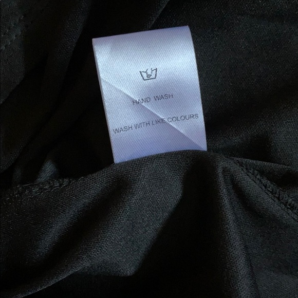 NWT NSR Lace Shoulder Fit and Flare Black Dress, L - Picture 6 of 10